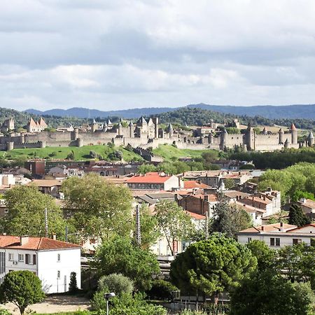 Studio Avec Parking Vue Sur La Cite De Carcassonne Exterior photo